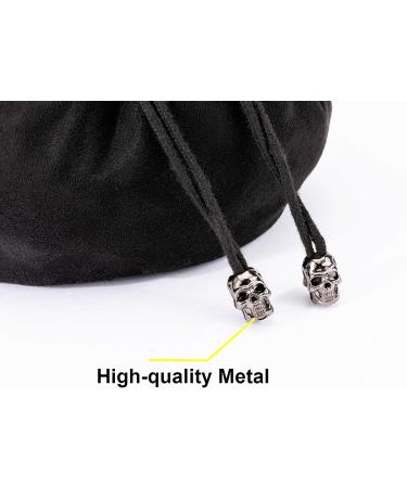 PUGED Large Dragon Drawstring Dice Bag - Black Storage Bag for Over 300 RPG MTG Game Dices - Buy Online on SooperMarket.com