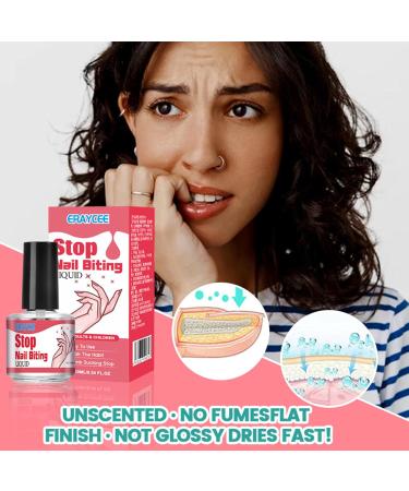 Quick Drying Anti Nail Biting Nail Polish - Nail Biting Prevention For Kids - Stop Nail Biting Nail Varnish - Nail Biting Prevention For Adults & Children Fast And Easy Application - Buy Online on SooperMarket.com