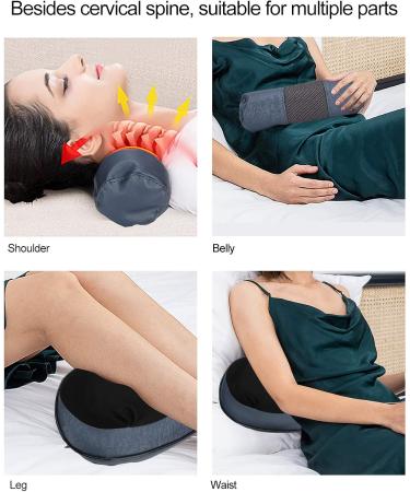 Buy Electric Neck & Waist Massage Device | Deep Tissue Pillow Cushion for Home & Car - International Shipping Available - Buy Online on SooperMarket.com