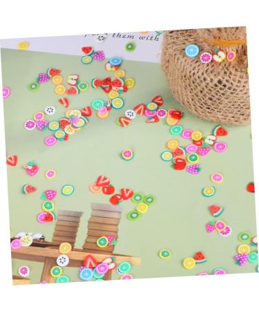 Healeved 1000pcs Manicure Tool Nail Decor Lip Gloss Kit Nail Art Mini Slices Fruit Nail Art Charms Nail Charms Glitter Lip Gloss Polymer Clay Slices for Nail Mini Crown Clip Set Assorted medium As Shown - Buy Online on SooperMarket.com