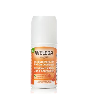 Weleda Sea Buckthorn 24H Roll-On Deodorant, 1.7 Fluid Ounce, For Women and Men, Plant Rich Odor Protection with Sea Buckthorn Oil, No Aluminum Salts Fresh 1.7 Fluid Ounce