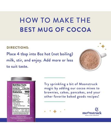 Moonstruck Milky Horchata Cocoa - Hand Crafted Artisan Horchata Powder Mix - Small Batch, All Natural Ingredients - 11oz - Buy Online on SooperMarket.com