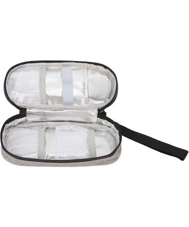 Insulin Cooler Bag - Grey | Portable Cooling Storage Pouch for Indoor & Outdoor Use - Buy Online on SooperMarket.com