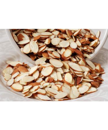 Yupik Natural Raw Sliced Almonds 2.2 lb - Premium Quality Nuts - Buy Online on SooperMarket.com