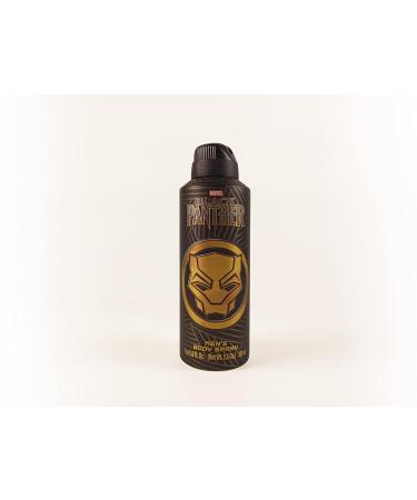 Black Panther Marvel Fragrance For Men Body Spray 6.8oz 200ml Made in Spain by Air Val International - Buy Online on SooperMarket.com