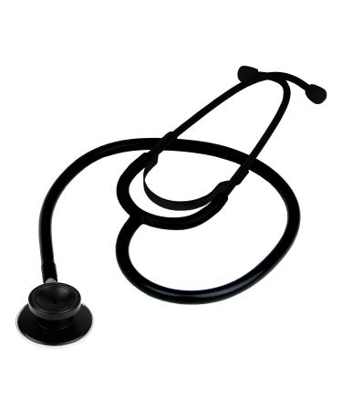 Dixie EMS Dual Head Stethoscope Fully Functioning Stethoscope for Doctors Nurses EMTs Cosplay Role Play Halloween etc. Stealth Black