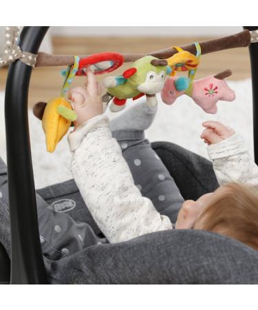 Fehn Stroller Chain Toy Safari | Cute Baby Mobile Chain for Strollers Seats & Cots | Perfect Accessories for Infants 0+ Months - Buy Online on SooperMarket.com