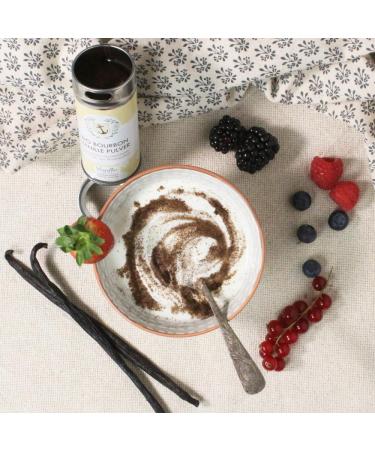 Buy 40g Organic Madagascar Vanilla Powder | Ground Bourbon Vanilla Pods | Pure Aroma for Baking & Cooking | Top-Quality Vanilla - Buy Online on SooperMarket.com