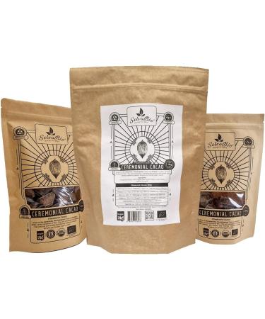 Organic Ceremonial Grade Cacao 100% Raw and Pure Cocoa Criollo Variety From The Ashaninka Nomatsigenga Tribes and Farmers located in Satipo in the central rainforest of Peru. 1000g (1Kg) 1.00 kg (Pack of 1) - Buy Online on SooperMarket.com