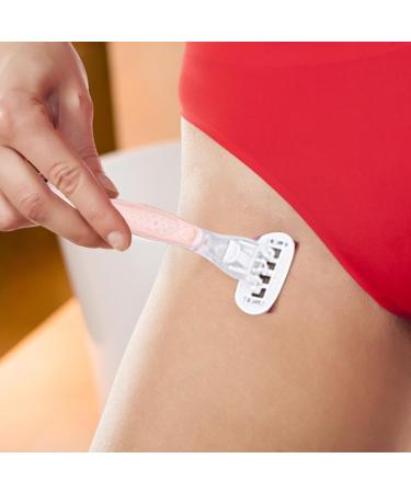 Higyee Bikini Razor for Women | Manual Body Razor for Hair Removal & Skin Care | Portable for Arms Legs Armpits - Ideal for Travelers - Buy Online on SooperMarket.com