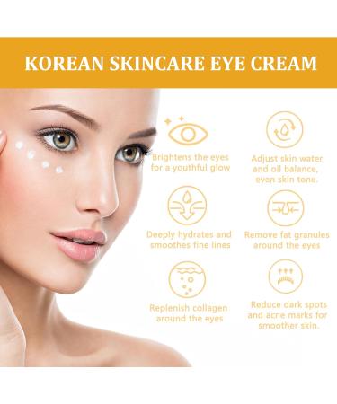 Rice Eye Cream For Dark Circles And Puffy Eyes Rice Eye Cream Anti Aging Eye Cream With Natural Rice Extract Brightens Under Eye Diminishing Deep Wrinkles Suitable For All Skin Types - Buy Online on SooperMarket.com