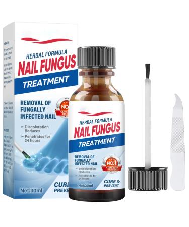 Fungal Nail Treatment Serum Extra Strong Antifungal Nail Treatment for Toenails/Fingernails Improve Thickening/Yellowed/Discolored Nails Original(nail Fungal Serum)