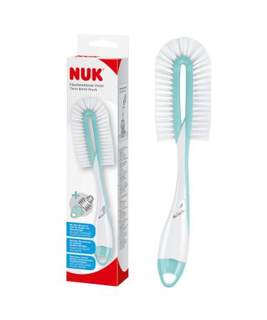 NUK bottle brush twist |For the thorough and gentle cleaning of baby bottlesIncluding suction brush |1 piece of new packaging MINT