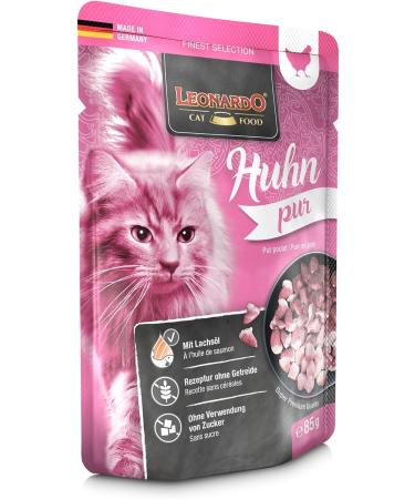 Leonardo Freshness Bag - 16x85g Grain-Free Pure Chicken Wet Food for Cats | Complete Single Portion Meals - Buy Online on SooperMarket.com