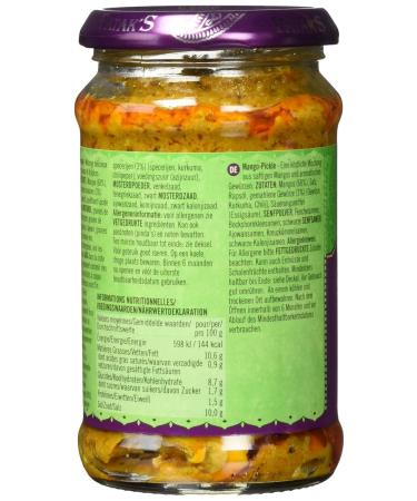 Pataks Mango Pickle Medium 283g - Authentic Indian Flavor International Shipping - Buy Online on SooperMarket.com