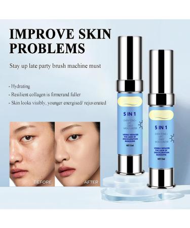 5 in 1 Moisturiser Face Women 24-Hours Hydration Anti Wrinkle Face Cream Anti Redness Cream for Face Anti Aging Face Cream with Vitamin C Nicotinamide Spot Cream Fast-Absorbing &Non-Greasy Formula - Buy Online on SooperMarket.com