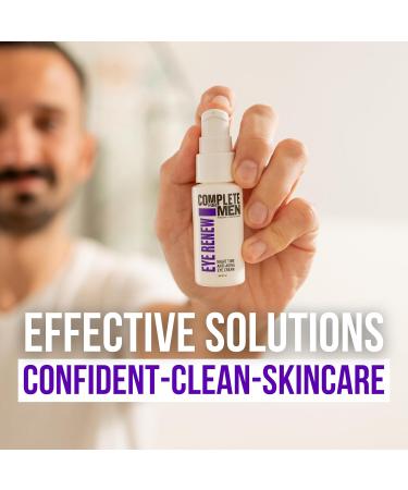 Eye Renew Night Time Eye Cream - Anti-Aging Solution for Dark Circles Puffy Eyes & Improved Skin Texture - Men's Eye Repair Treatment with Vitamins - Buy Online on SooperMarket.com