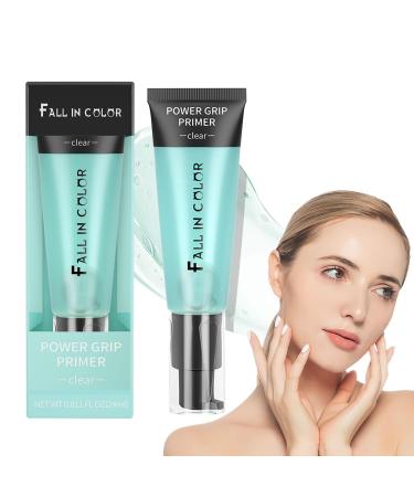 Powder Grip Primer - Face Primer Gel for Invisible Pores 24ml Concealer Application Invisible Pores Makeup Gel Base Protect Makeup for Skin Qmisify 01#green