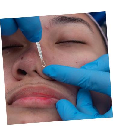 PLAFOPE 7pcs Double-headed Extrusion Ring Blackhead Pimple Comedone Removal Tool Pimple Tool Stainless Steel - Buy Online on SooperMarket.com