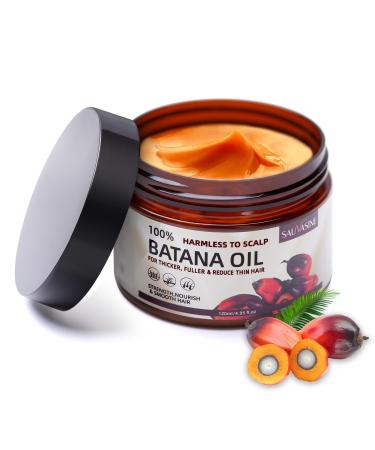Hair Oil for Men and Women Batana Oil for Hair Growth Organic Ingredients Nourishes Moisturizes and Repairs for Thicker Smoother Hair (4.05 Fl Oz)
