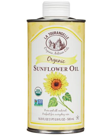 La Tourangelle Oil - 100% Organic Sunflower - 16.9 Ounces 16.9 Fl Oz (Pack of 1)