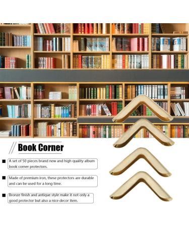 50pcs Scrapbooking Photo Mounting Corners Book Albums Menus Notebook Folder File Corner Protectors(C086 Brass) - Buy Online on SooperMarket.com