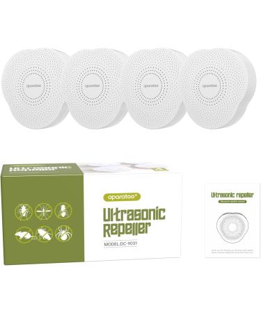 Effective Mosquito Lamp & Insect Destroyer - 4 Pack UV Pest Control & Ultrasound Repeller for Mice Cockroaches Moths & Rats | International Shipping - Buy Online on SooperMarket.com