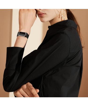 Surundo Adjustable Magnetic Mesh Loop Bracelet for Fitbit Charge 5 & 6 - Black Metal Fitness Tracker Accessory - Buy Online on SooperMarket.com