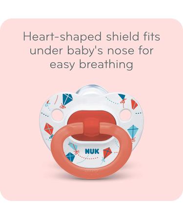 NUK Orthodontic Pacifiers Blue 18-36 Months - Pack of 2 - Buy Online on SooperMarket.com