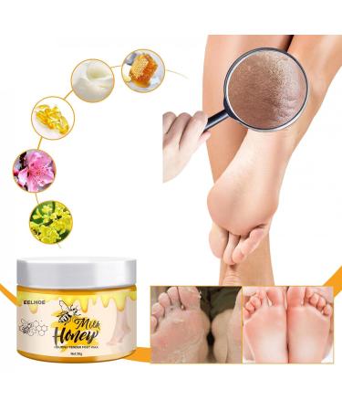Yuci Banana & Honey-Milk Foot Balm - Repair Cracked Skin & Moisturize Dry Hands/Feet | Anti-Fungal Formula for Rough Skin - Buy Online on SooperMarket.com