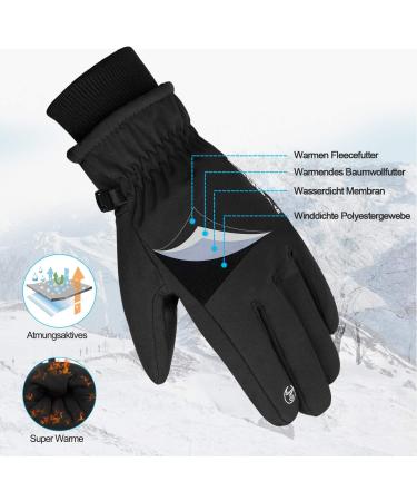 Yobenki Waterproof Winter Gloves | Windproof Touchscreen Ski Gloves for Men & Women | Breathable Running & Skiing Gloves - Buy Online on SooperMarket.com