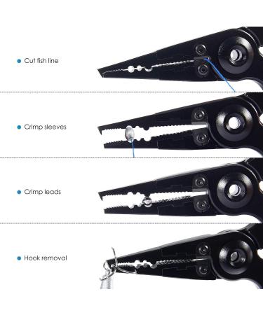 Dr. Meter Fishing Tongue Grip Tools Set - Stainless Steel Pliers Fish Gripper & Gloves for Safe Handling - International Shipping Available - Buy Online on SooperMarket.com