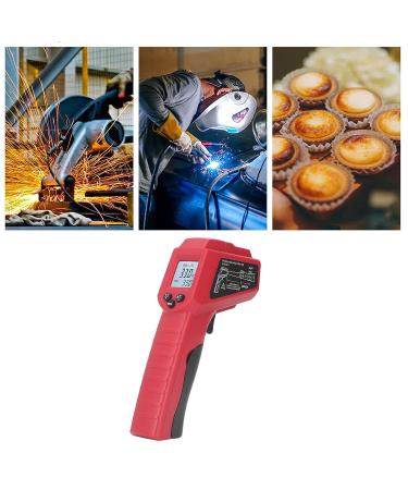 Infrared Thermometer - No Contact Temperature Meter with Backlit LCD for Food Processing - Buy Online on SooperMarket.com