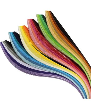 1.5mm Quilling Paper Strips Kit - 36 Colors, 720 Strips - DIY Crafts Supplies - Buy Online on SooperMarket.com