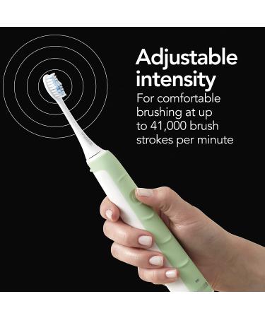 Brightline Rechargeable Sonic Electric Toothbrush ADA Accepted | Adjustable Intensity & Timer | Mint Green - 1 Count - Buy Online on SooperMarket.com