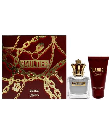 Jean Paul Gaultier Scandal Pour Homme for Men - 2 Pc Gift Set 3.4oz EDT Spray 2.5oz Shower Gel