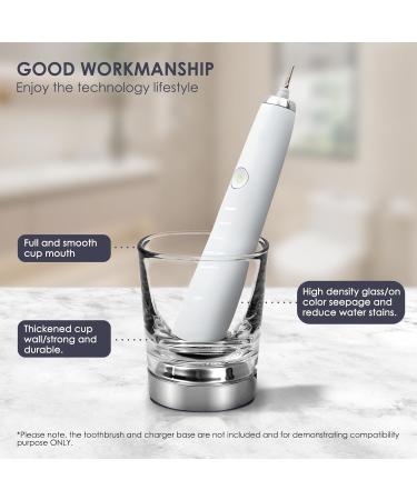Charger Glass Cup Replacement for Philips Sonicare Diamondclean Electric Toothbrush for HX9100 CBA1001 CBA2001 CBA3001 Charging Base and HX9300 HX9332 HX9361 HX9903 HX9924 HX992B Electric Toothbrush - Buy Online on SooperMarket.com