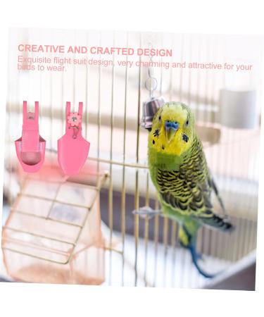 Angoily Parrot Flight Suit & Outfit - Nymphensittich Ara Vogel Pipi-Pad for Pets | Best Windel & Clothing Set for Parrots - Size S 4M - Buy Online on SooperMarket.com