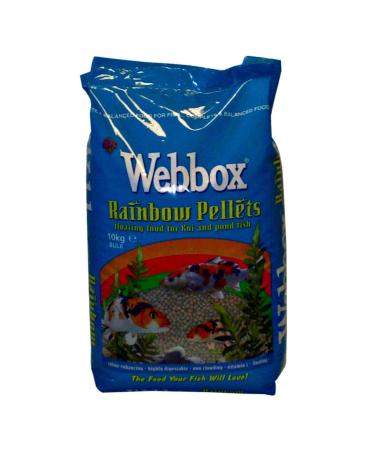Webbox Complete Rainbow Mixed Pond Pellets Fish Food 10 kg