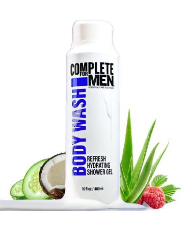 Hydrating Shower Gel for Men: Sulfate-Free Mens Body Wash Natural Shower Gel - Moisturizing Shower Gel for All Skin Types Soap & Body Cleansers Bath Gel for Dry Skin