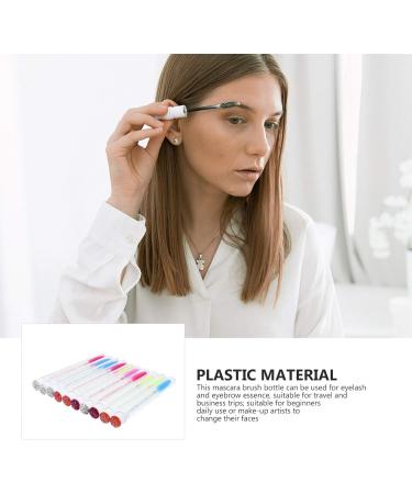 MUSISALY 10pcs Mascara Wand Tube Empty Eyelash Tube Empty Eyelash Wand Tube Eyelash Mascara Lipgloss Plastic - Buy Online on SooperMarket.com