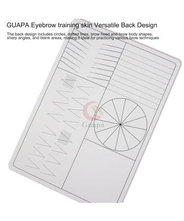 3 Pc Silicone Permanent Makeup Practice Pads for Microblading & Microshading - White Skin with Black Outline - Buy Online on SooperMarket.com