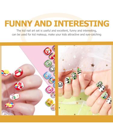 FOMIYES 5 Sets Children's Nail Art Toys Nail Kit for Kids Kid Nail Polish Kids Toys Kids Nail Kit Makeup Toys Toddler Nail Polish for Toddlers 3d Girl Birthday Present Plastic - Buy Online on SooperMarket.com