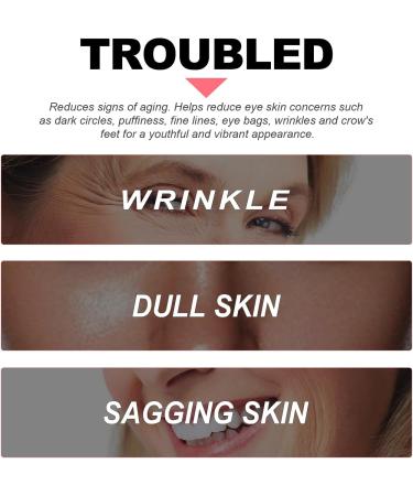 Eye Stick Reduces Wrinkles Saggy Skin Puffy Eyes Retinol Eye Cream for Dark Circles Puffiness Under Eye Bags Fine Lines Wrinkles - Buy Online on SooperMarket.com
