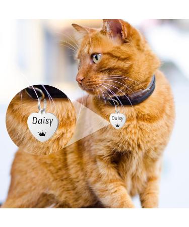 ID Tags for Dogs Cats - YEHANTI Personalised Dog Tag Engraved Stainless Steel Dog Tags Cat Tags for Pets with Various Cute and Beautiful Icons ID Name Tags for Dog Doggy Cat Kitten Heart - Buy Online on SooperMarket.com