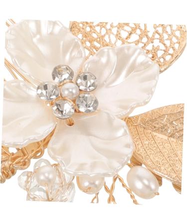 PLAFOPE Gold Leaf Side Comb Metal Hair Comb Hair Side Comb for Women Hair Comb Clip Comb Clips for Hair Leaf Hair Accessories Girl Headpiece Wedding Bride Headpiece Side Comb Headpiece - Buy Online on SooperMarket.com