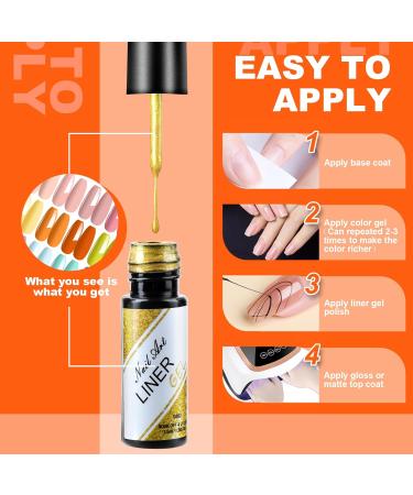 ERARROW 30 Pcs Gel Nail Polish Set Nail Polish 24 Colors Popular Nail Art Colors UV LED Soak Off Nail Gel Kit with Glossy & Matte Top Coat Base Coat and Painted Gel - Buy Online on SooperMarket.com