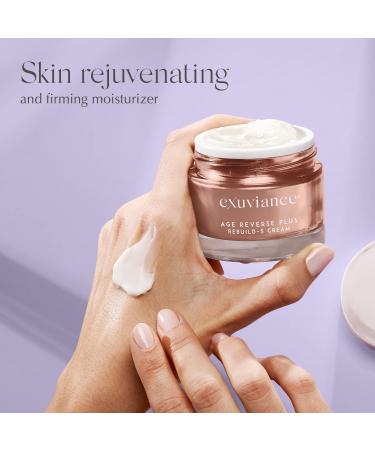 EXUVIANCE AGE REVERSE + Rebuild-5 Antiaging Moisturizer Cream 1.7 oz with Shea Butter, Glycerin, Vitamin E, Peony Botanical, PHA, Aminofil & MicroDiPeptide229 - Buy Online on SooperMarket.com