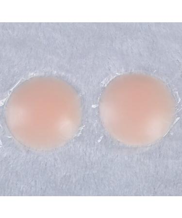 Buy FZBNSRKO 2 Pairs Natural Silicone Reusable Nipple Covers - Adhesive Breast Pads for Women | Gel Petals Pasties Bra Pads - Buy Online on SooperMarket.com