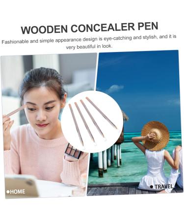 Mikinona 4pcs Concealer Pen Up Makeup Concealer Make up Concealer for Face Concealer Sticks Wooden 1 g (Pack of 1) Ivory - Buy Online on SooperMarket.com